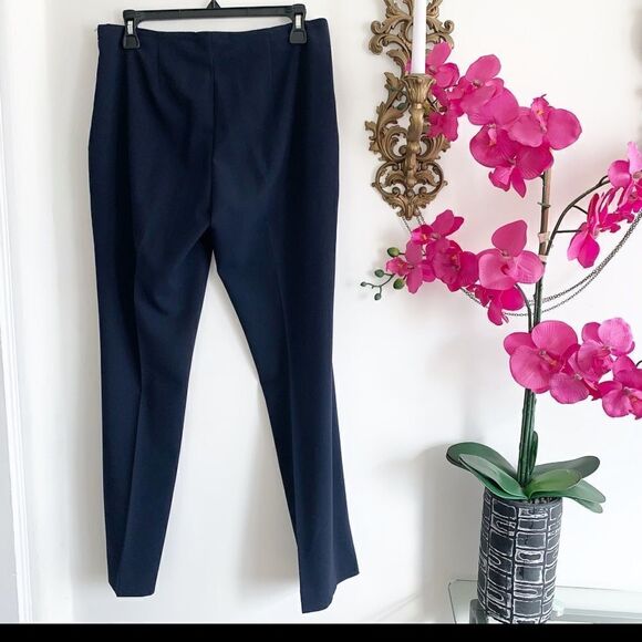TAHARI BLUE STRIAGHT LEG PANTS - Picture 4 of 13